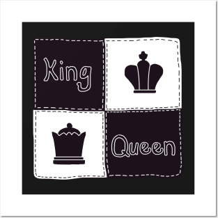 King and Queen Posters and Art